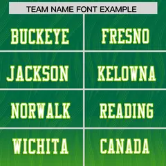 Kelly Green Neon Green Gradient Outdoor Flag Football Jersey 3