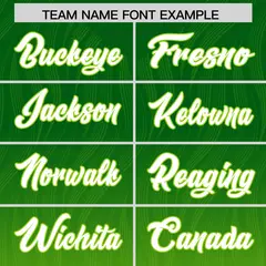 Kelly Green Neon Green Gradient Outdoor Football Jersey 3