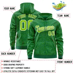 Kelly Green Neon Green Leopard Print Varsity Letterman Jacket Hoodie 4