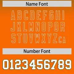 Kelly Green Orange Gradient Football Jersey 4