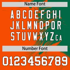 Kelly Green Orange Ink Pattern Authentic Baseball Jersey 4