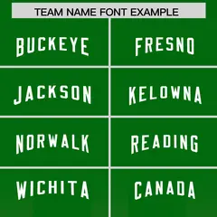 Kelly Green Orange Vertical Gradient Stripe Football Jersey 3