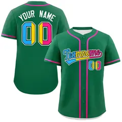 Kelly Green Pansexuality Pride Month Baseball Jersey