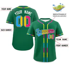 Kelly Green Pansexuality Pride Month Baseball Jersey 2