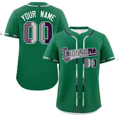 Kelly Green Pride Month Baseball Jersey 1