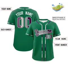 Kelly Green Pride Month Baseball Jersey 2