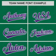 Kelly Green Purple L Pattern Varsity Raglan Letterman Jacket 3