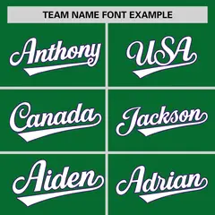 Kelly Green Purple White Color Block Baseball Jersey 3
