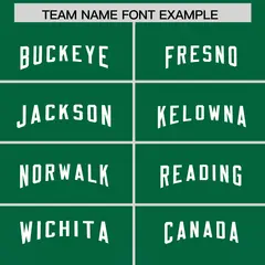 Kelly Green Royal Gradient Vertical Stripe Football Jersey 3