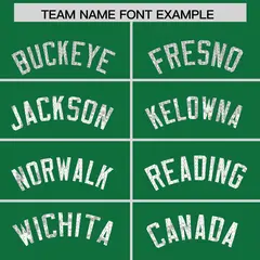 Kelly Green Sequined Trim Athletic Basketball Jersey 3