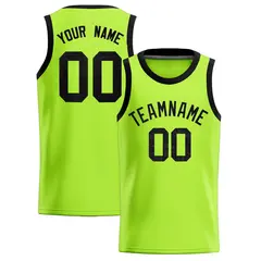 Kelly Green Sequined Trim Athletic Basketball Jersey 1