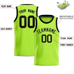 Kelly Green Sequined Trim Athletic Basketball Jersey 2