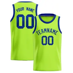 Kelly Green Sequined Trim Athletic Basketball Jersey