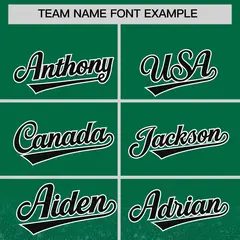 Kelly Green Sparkle-Effect Varsity Letterman Baseball Jacket 3