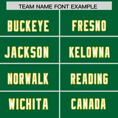 Kelly Green Two-Tone Shoulder Cut Authentic Football Jersey 3