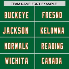 Kelly Green Two-Tone Shoulder Cut Authentic Football Jersey 3