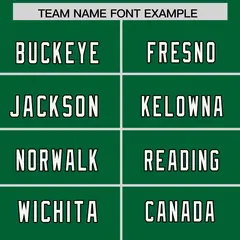 Kelly Green Two-Tone Shoulder Cut Authentic Football Jersey 3