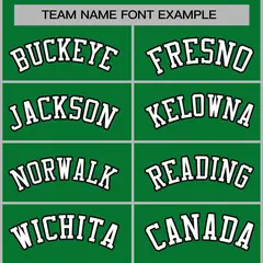 Kelly Green White-Black Varsity Full-Snap Letterman Jacket 5