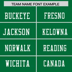 Kelly Green White Classic Authentic Football Jersey 3