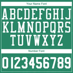 Kelly Green White Classic Basketball Jersey Set 4