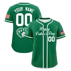 Kelly Green White Father's Day Classic Baseball Jersey