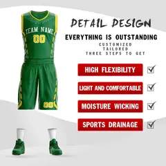 Kelly Green White Graffiti Oblique Bar Basketball Jersey 2