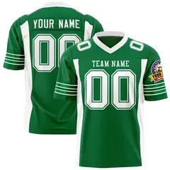 Kelly Green White Insert Color Authentic Football Jersey