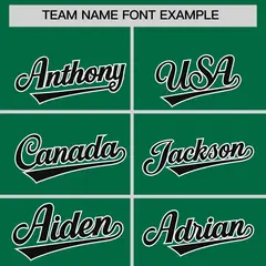 Kelly Green White Lapel Gradient Fashion Baseball Jersey 3