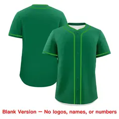 Kelly Green White Light Green Father's Day Baseball Jersey 7