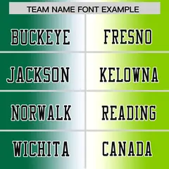 Kelly Green White-Neon Green Gradient Football Jersey 3