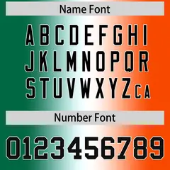 Kelly Green White-Orange Gradient Football Jersey 4