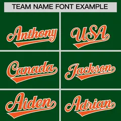 Kelly Green White Orange Raglan Full-Snap Letterman Jacket Leather Sleeves 3