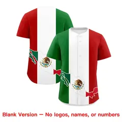 Kelly Green White Red Graffiti Mexican Style Baseball Jersey 2