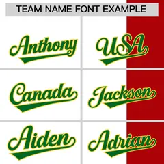 Kelly Green White Red Graffiti Mexican Style Baseball Jersey 4