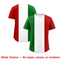 Kelly Green White Red Graffiti Mexican Style Baseball Jersey 2