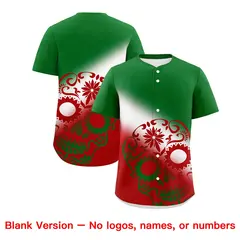 Kelly Green White Red Graffiti Mexican Style Baseball Jersey 2