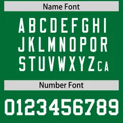 Kelly Green White Square Neckline Football Jersey 4