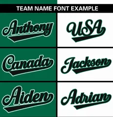 Kelly Green White Stripe-Solid Combo Baseball Jersey 3