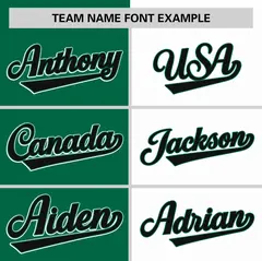 Kelly Green White Striped Two Tone Authentic Baseball Jersey 3