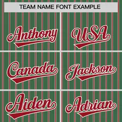 Kelly Green White Tricolor Stripe Fashion Baseball Jersey 3