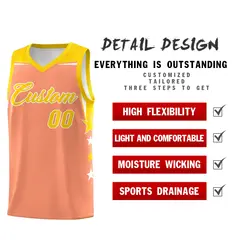 Kelly Green White Two Tone Side Star Color Block Basketball Jersey 2