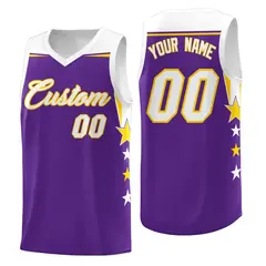 Kelly Green White Two Tone Side Star Color Block Basketball Jersey 1