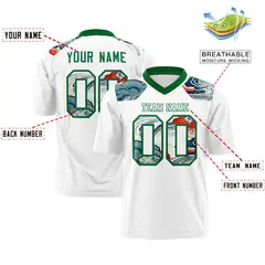 Kelly Green White Ukiyo-e Auspicious Clouds Graffiti Football Jersey 2
