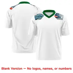 Kelly Green White Ukiyo-e Auspicious Clouds Graffiti Football Jersey 7