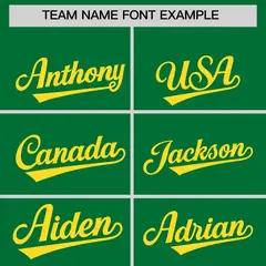 Kelly Green Yellow Graffiti Wind Mark Baseball Jersey 3