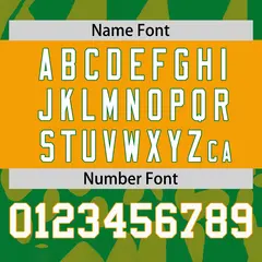 Kelly Green Yellow Raglan Sleeves Camo Football Jersey 4