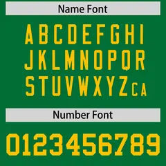 Kelly Green Yellow Square Neckline Classic Football Jersey 4