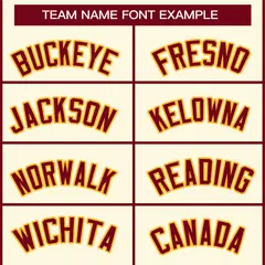 Khaki Crimson-Gold Classic Hockey Jersey 3