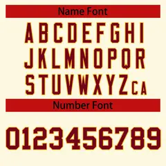 Khaki Crimson-Gold Classic Hockey Jersey 4