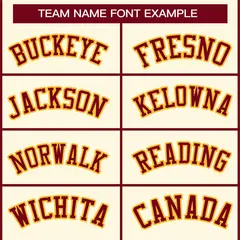 Khaki Crimson-Gold Classic Hockey Jersey 3